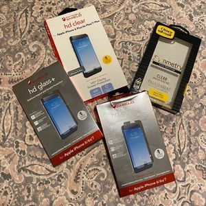 Otter box iPhone 7+\8+ & 3 invisible shield protec